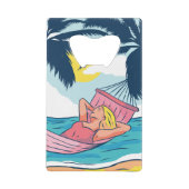 ハンモックアットビーチ クレジットカード栓抜き (正面)