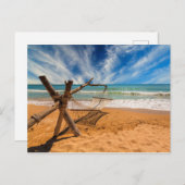 ハンモックオンアトロピカルビーチリゾート |タイ ポストカード (正面/裏面)