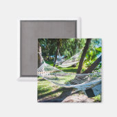 ハンモックオンビーチフィジー マグネット (正面/裏面)