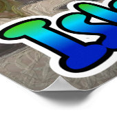 ハンモックオンビーチ ポスター (角)