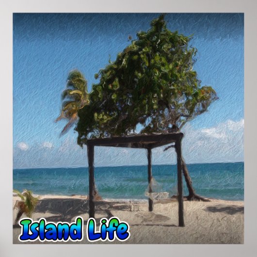 ハンモックオンビーチ ポスター (正面)