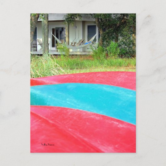 ハンモック待ち ポストカード (正面)