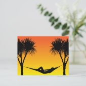 ハンモック葉書 ポストカード (スタンド正面)