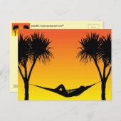 ハンモック葉書 ポストカード (正面/裏面)