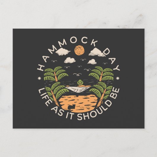 ハンモック・デイ・ライフ ポストカード (正面)