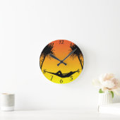 ハンモック ラウンド壁時計 (ホーム)