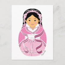 ハン中国のフマトリョシカ葉書