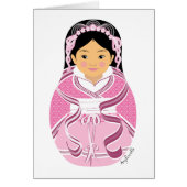 ハン中国のフマトリヨスカカード (正面)