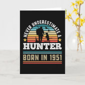 ハン生まれタ1952 70誕生日狩り犬ギフト カード (黄色い花)