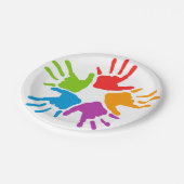 ハン色彩の鮮やかズ紙プレート ペーパープレート (アングル)