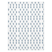 ハン色彩の鮮やかドブルーとホワイトジンジャーのジャーテーブルクロス テーブルクロス (正面)