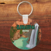 ハヴァスパイインディアン予約アリゾナムーニー滝 キーホルダー (正面)