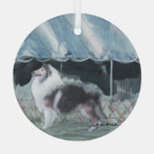 ハヴェナーの犬ショー ガラスオーナメント (裏面)