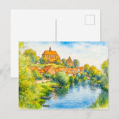 ハヴェルベルグ大聖堂ビューアクアレルハベルランド シーズンポストカード (正面/裏面)