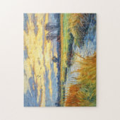 ハヴェル川の日没の反射 ジグソーパズル (縦)