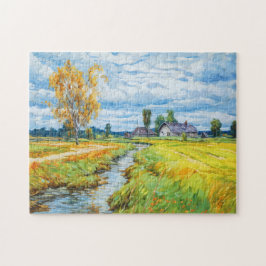 ハヴェル川の秋 ジグソーパズル
