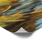 ハヴェル川の秋 ポスター (角)