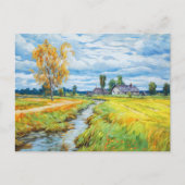 ハヴェル川の秋 ポストカード (正面)