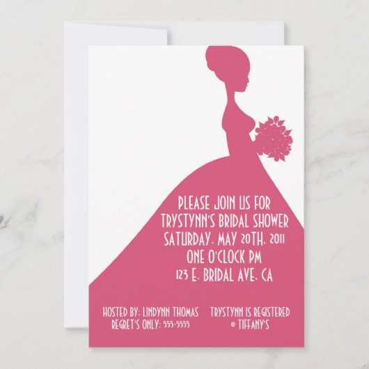 ハーインビテーション-ストロベリー 招待状 (正面)