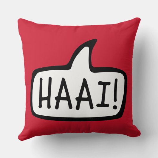 ハーイ！こんにちは、こんにちは、アフリカアンでの非公式の挨拶 クッション (裏面)