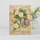 ハーゥルームローズ 50周年記念 オーダーメイド フォト 招待状 (スタンド正面)