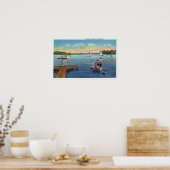 ハーウィクポートワイチメアハーバーの眺め ポスター (キッチン)