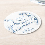 ハーウィッチポートMAウィキミヤビーチク結婚ラブ ラウンドペーパーコースター (アングル)