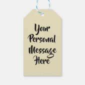 ハーク、ヘラルド・エンジェルス歌 ギフトタグ (裏面)