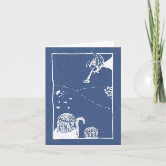 ハーク！ヘラルド・エンジェルズがクリスマスカードを歌う カード (正面)