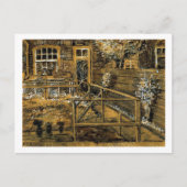 ハーグのシーエンズ母ハウスの裏庭 ポストカード (正面)