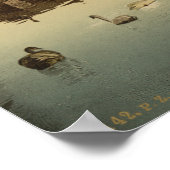 ハーグのホフヴィジャバーを越えてビンネンホフ ポスター (角)