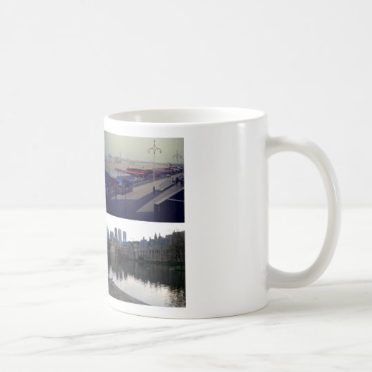 ハーグの写真コラージュ3 コーヒーマグカップ (右)