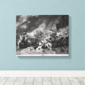 ハーグの戦い、1692年5月29日 キャンバスプリント (インサイチュ (ウッドフロア))