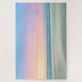 ハーグの抽象芸術のビーチの夕日 ジグソーパズル