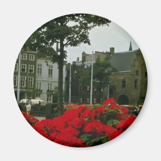 ハーグの花の中世の刑務所 マグネット (正面)