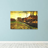 ハーグの鉄工場ビンセント・ヴァン・ゴッホ キャンバスプリント (インサイチュ (ウッドフロア))