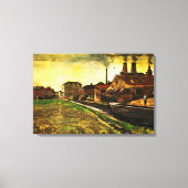 ハーグの鉄工場ビンセント・ヴァン・ゴッホ キャンバスプリント (正面)