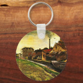 ハーグの鉄工場ビンセント・ヴァン・ゴッホ キーホルダー (正面)