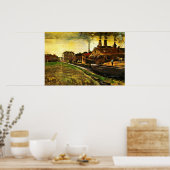 ハーグの鉄工場ビンセント・ヴァン・ゴッホ ポスター (キッチン)