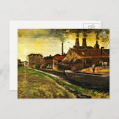 ハーグの鉄工場ビンセント・ヴァン・ゴッホ ポストカード (正面/裏面)