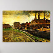 ハーグの鉄工場（The Hagueの鉄工場）by Vincent van Gogh ポスター (正面)