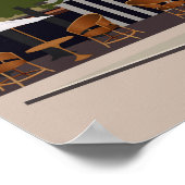 ハーグオランダヴィンテージ旅行ポスター ポスター (角)