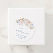 ハーグローブブルーフローラベビーシャワーポップ・アートのIt フェイバータグ (インサイチュ)