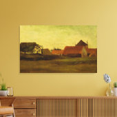 ハーグ近くのLoosduinenの農家アットトゥウィリ キャンバスプリント (インサイチュ (リビング))