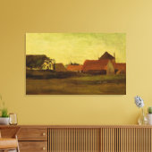 ハーグ近くのLoosduinenの農家アットトゥウィリ キャンバスプリント (インサイチュ (リビング))