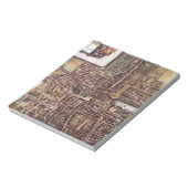 ハーグ1649のレプリカ市地図 ノートパッド (回転)