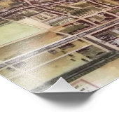 ハーグ1649のレプリカ市地図 フォトプリント            (角)