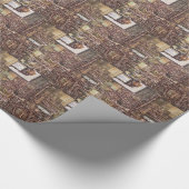 ハーグ1649のレプリカ市地図 ラッピングペーパー (角)