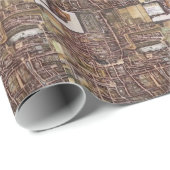 ハーグ1649のレプリカ市地図 ラッピングペーパー (ロールコーナー)