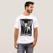ハーゲンティ 白いシジルビースト Tシャツ (正面フル)